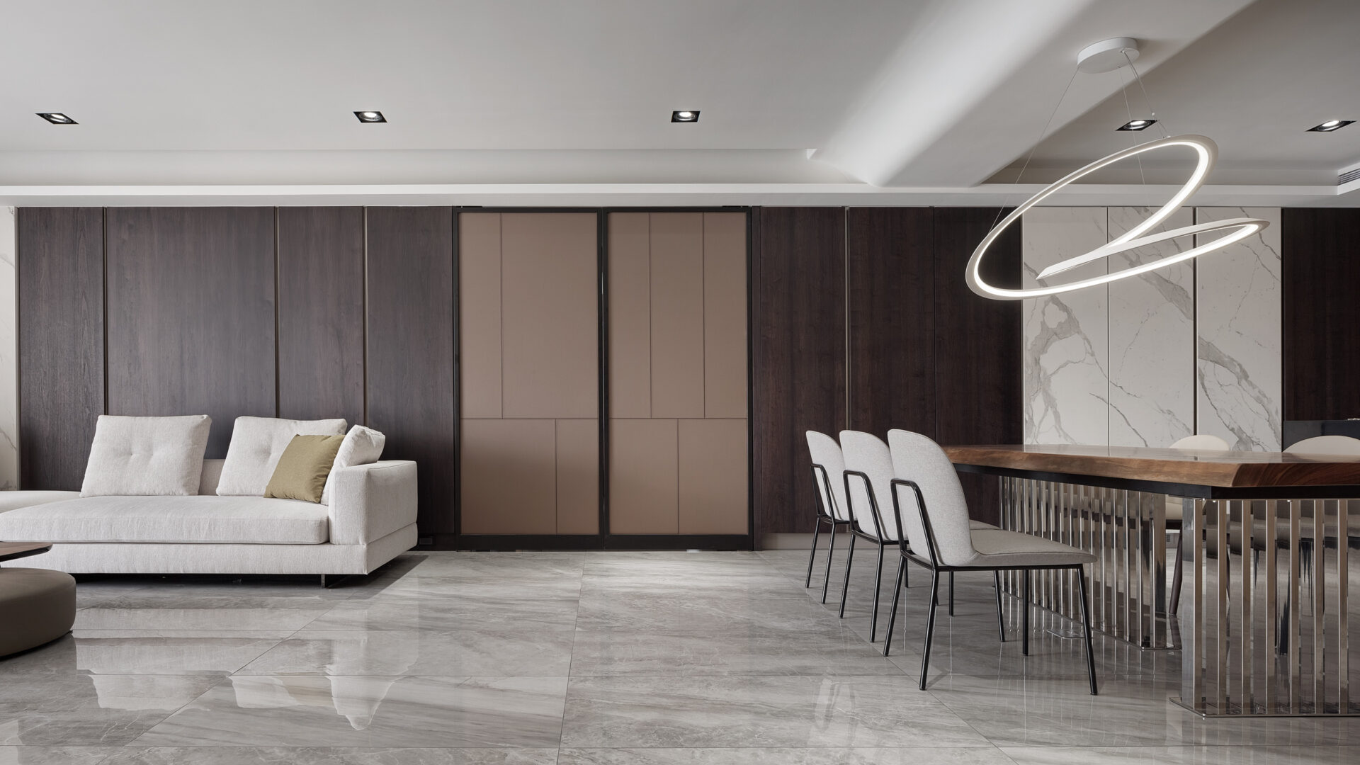 Luxury architectural firm Full House Group, featuring bespoke interiors for high-end businesses in London and Taiwan.