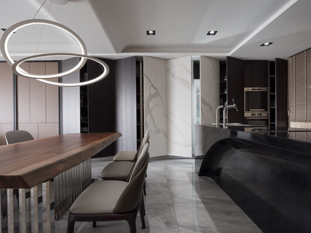 Luxury architectural firm Full House Group, featuring bespoke interiors for high-end businesses in London and Taiwan.