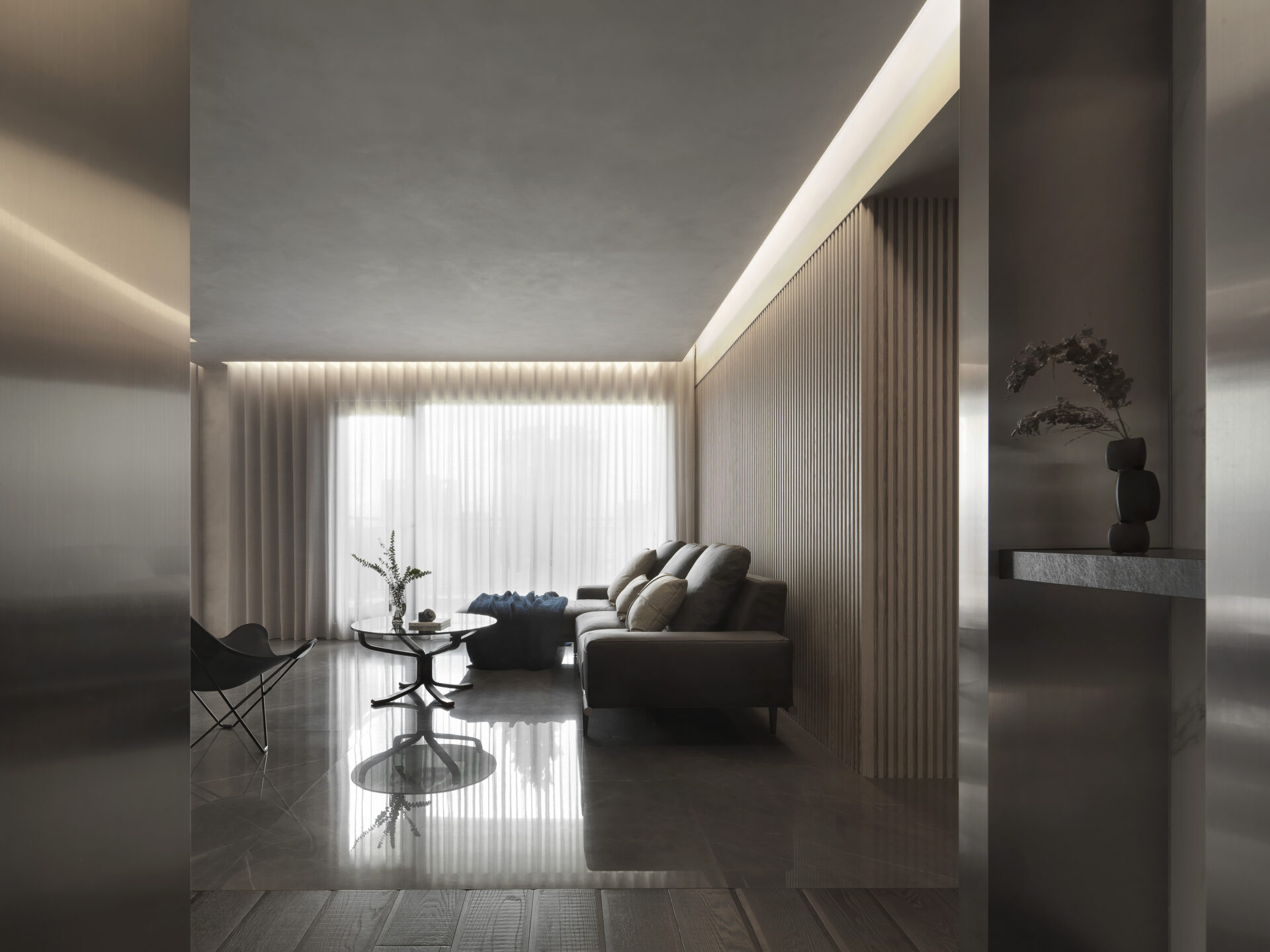 Luxury interior design by Full House Group, showcasing bespoke interiors for high-end real estate in London and Taiwan.