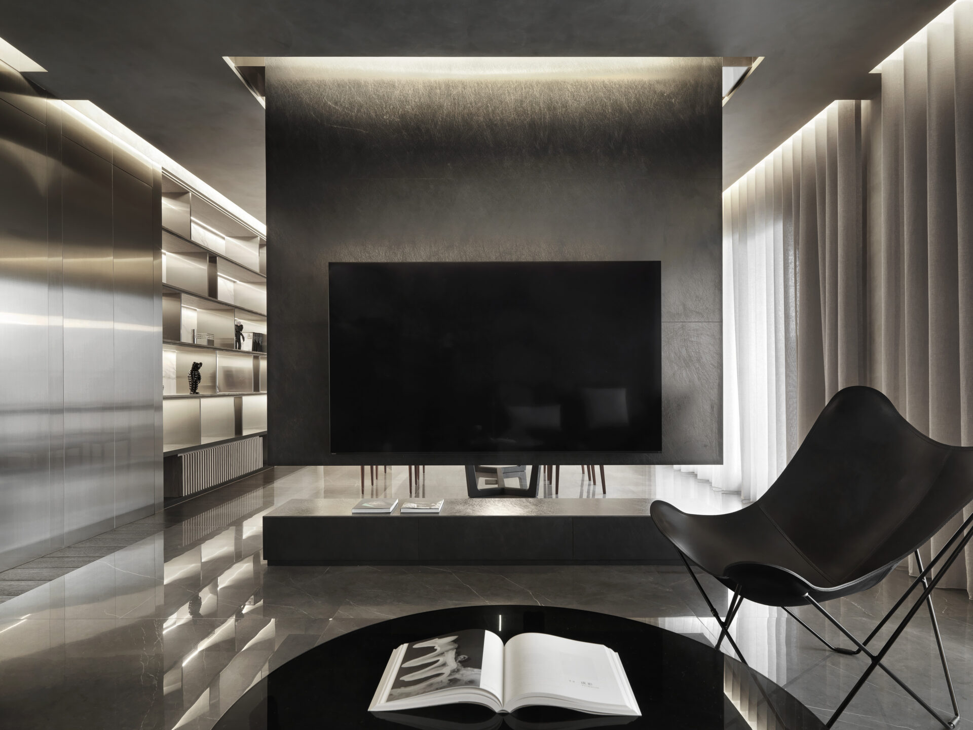 Luxury interior design by Full House Group, showcasing bespoke interiors for high-end real estate in London and Taiwan.