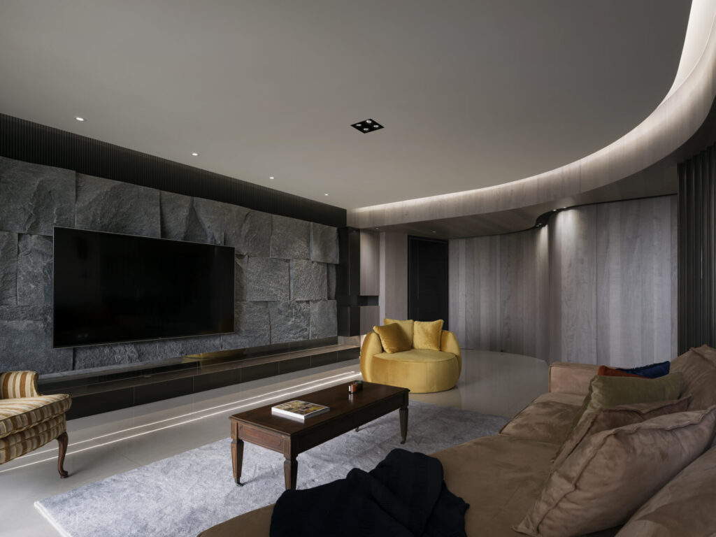 Luxury interior design by Full House Group, showcasing bespoke interiors for high-end real estate in London and Taiwan.